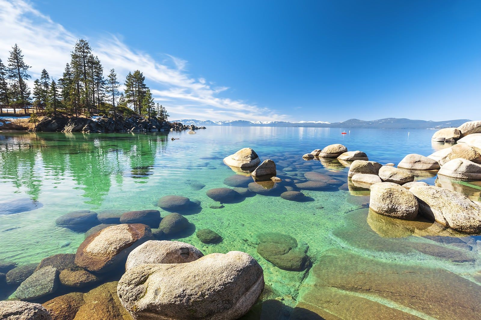 Lake Tahoe summer street