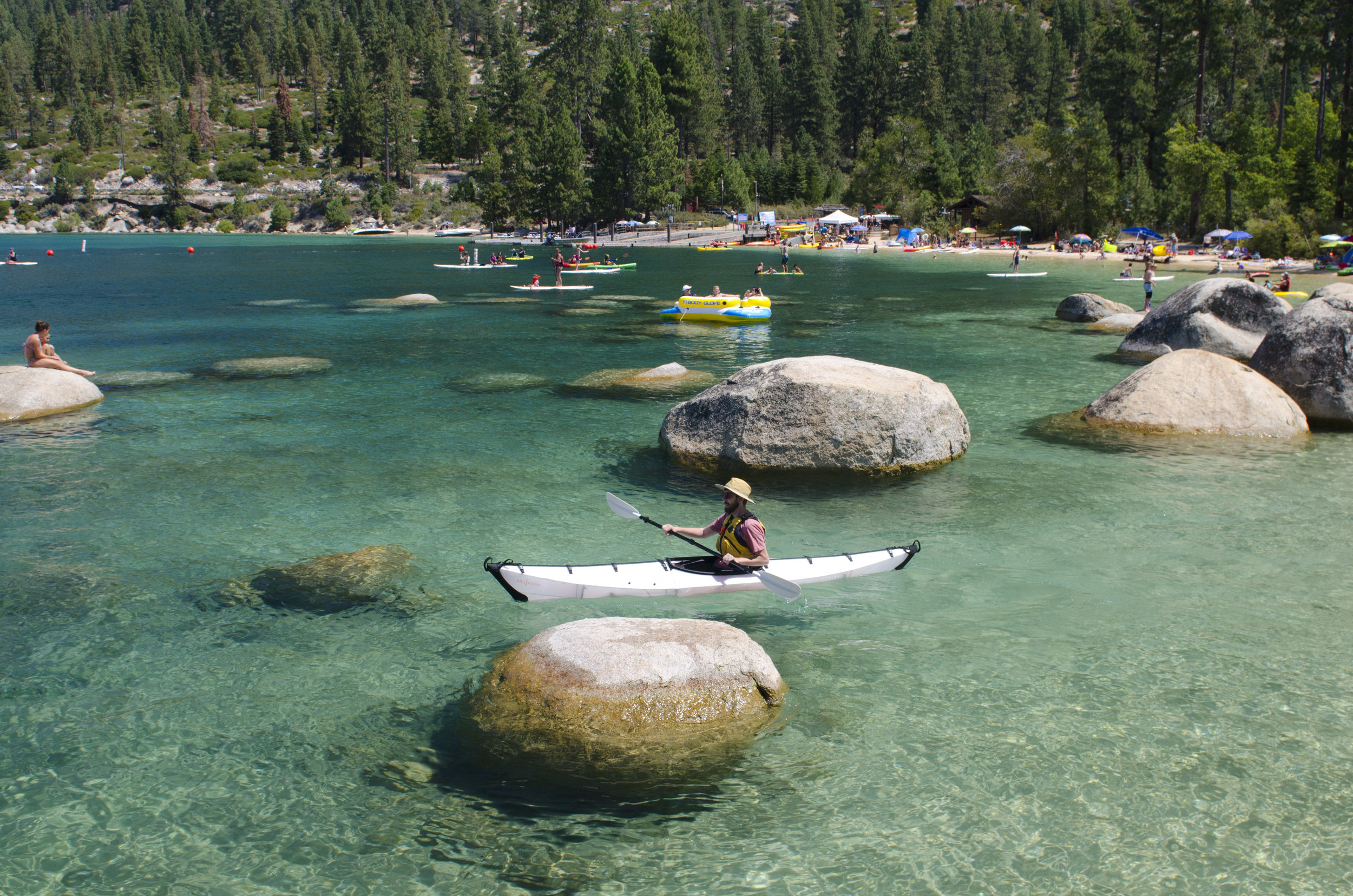 Lake Tahoe summer street