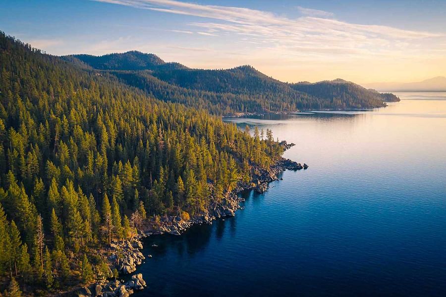 Lake Tahoe summer shoreline