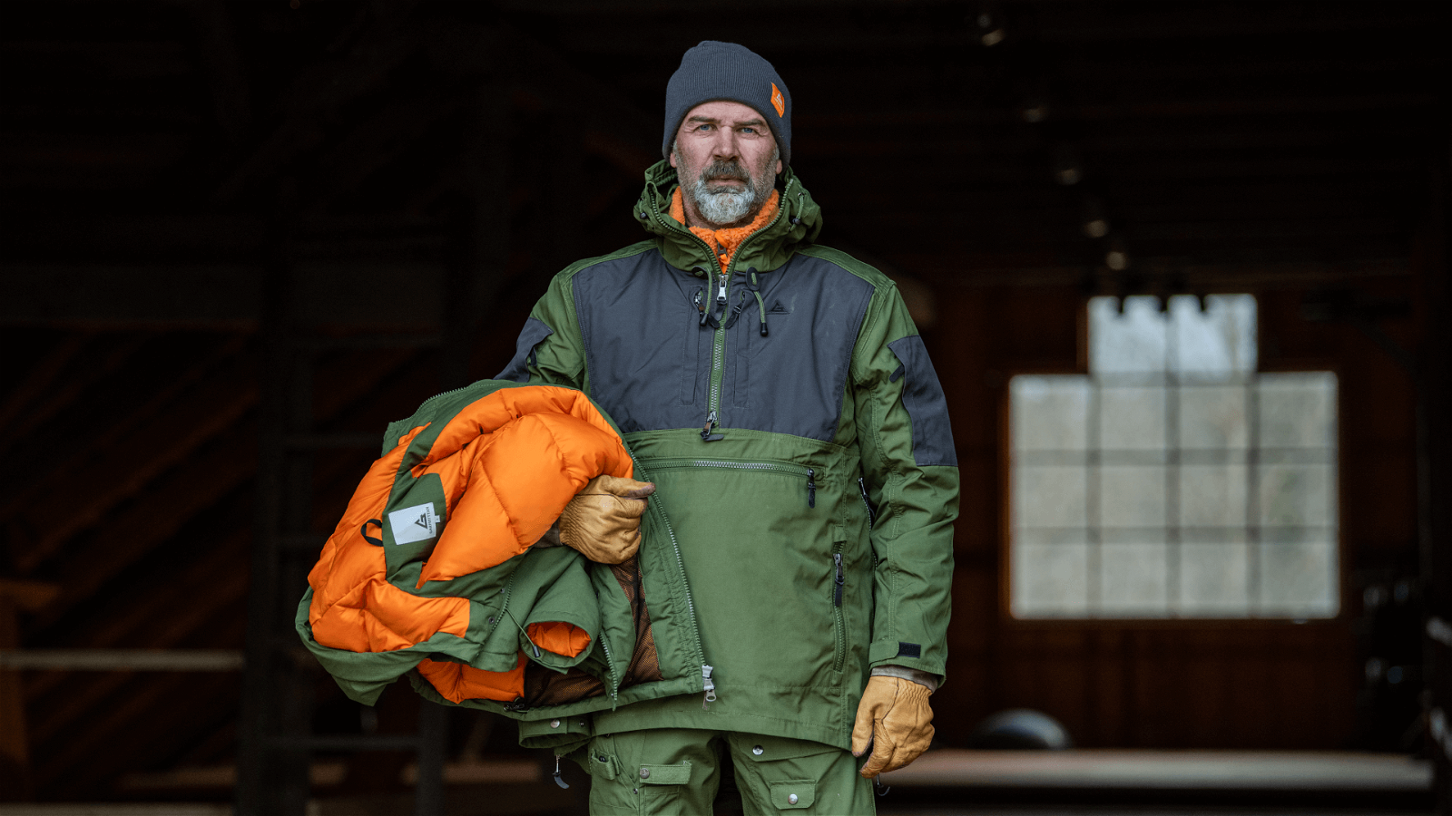 layered clothing for variable weather
