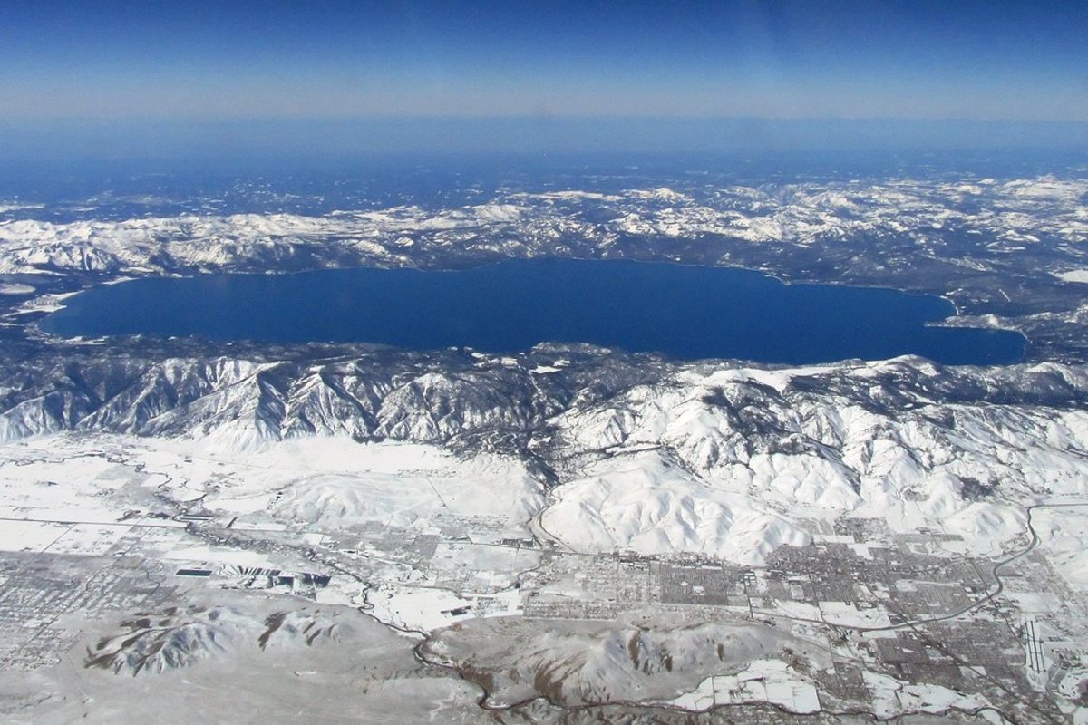 Lake Tahoe changing water levels