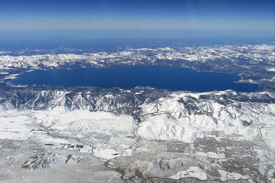 Lake Tahoe changing water levels