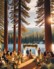 Wedded Bliss Amongst the Pines: Planning Your Dream Forest Wedding at Lake Tahoe