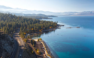 Why should one visit North Lake Tahoe versus South Lake Tahoe?